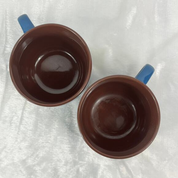 Café Bohème Coffee Crème Liqueur Promo Mug Set 2 Woman In Yellow Dress Graphic - Picture 5 of 7